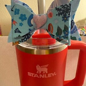 Disney CinderellaThemed Stanley 40 Oz Tumbler Straw Topper Bow| Stanley Bow